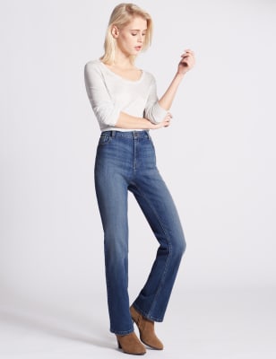 Slim Boot Cut Jeans, M&S Collection