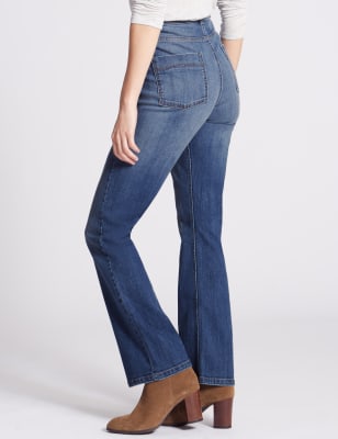 Slim Bootcut Jeans, M&S Collection