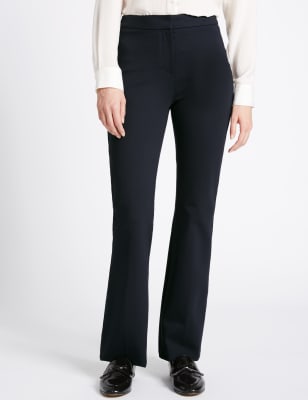 Slim Bootcut Trousers, M&S Collection