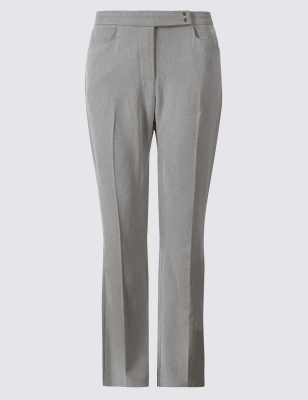 Slim Bootcut Trousers, M&S Collection