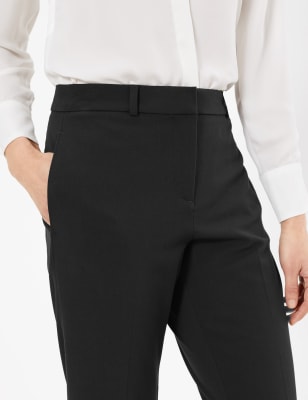 Slim Bootcut Trousers, M&S Collection