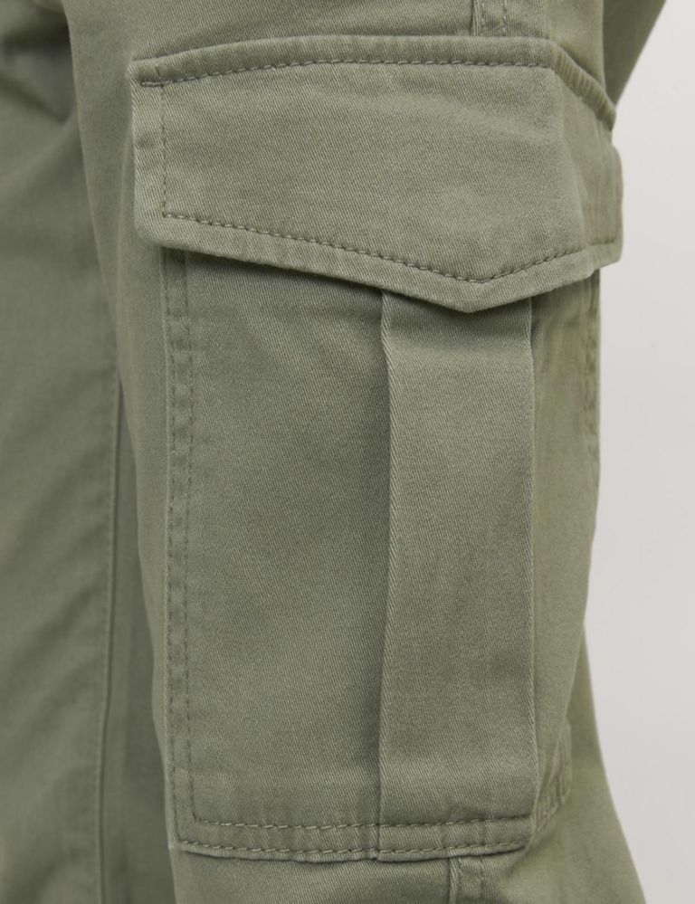 Slim Cotton Rich Cargo Trousers (8-16 Yrs) 6 of 7