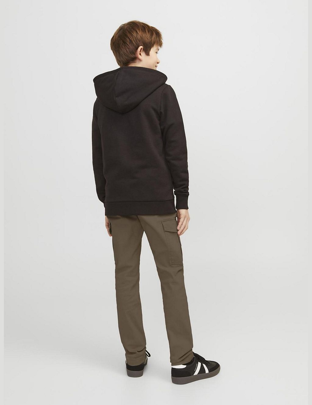 Slim Cotton Rich Cargo Trousers (8-16 Yrs) 2 of 7