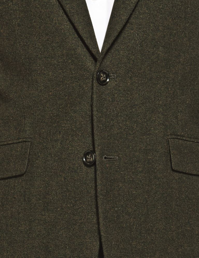 Slim Fit 2 Button Donegal Jacket with Wool 6 of 9