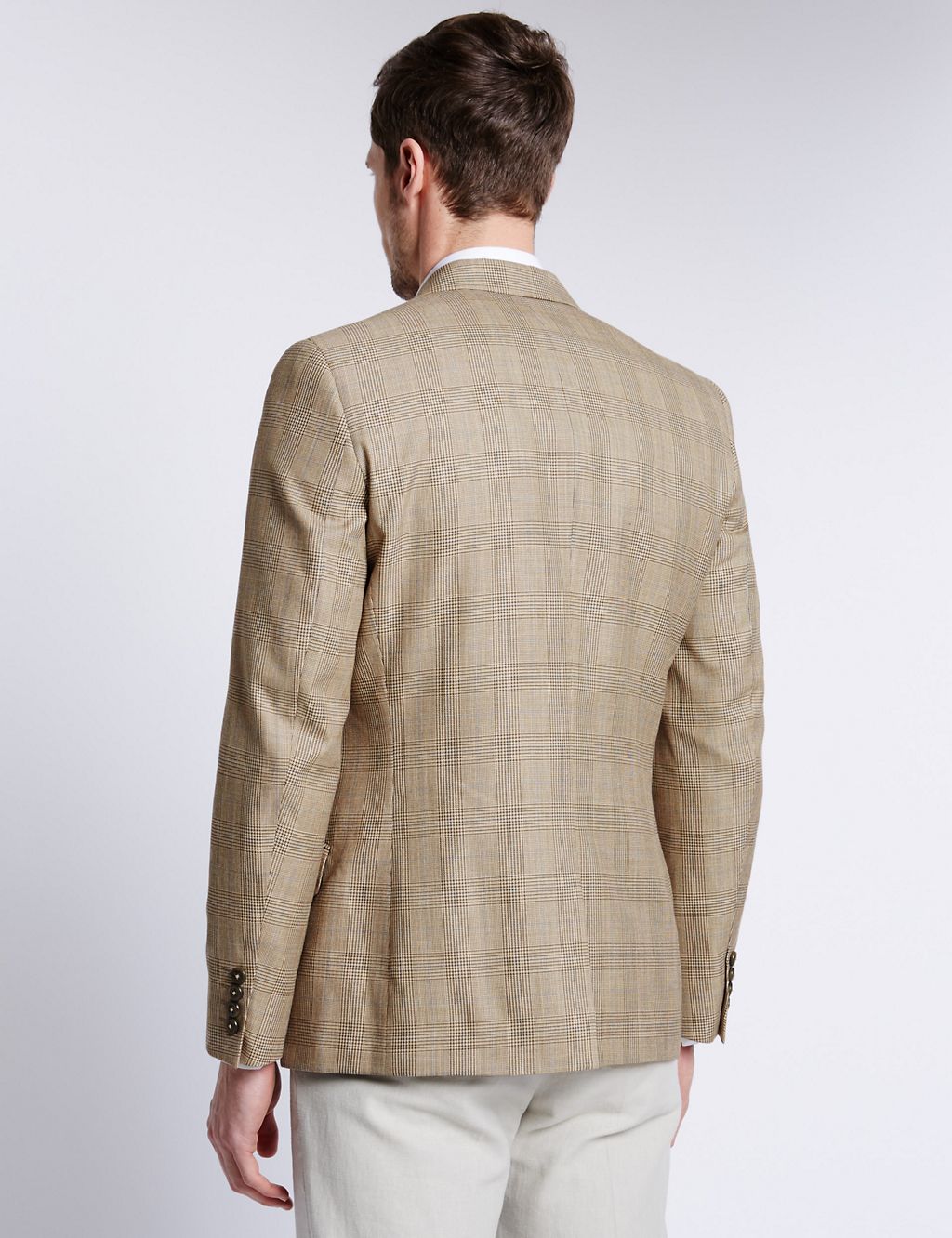 Slim Fit 2 Button Prince of Wales Check Jacket 2 of 6