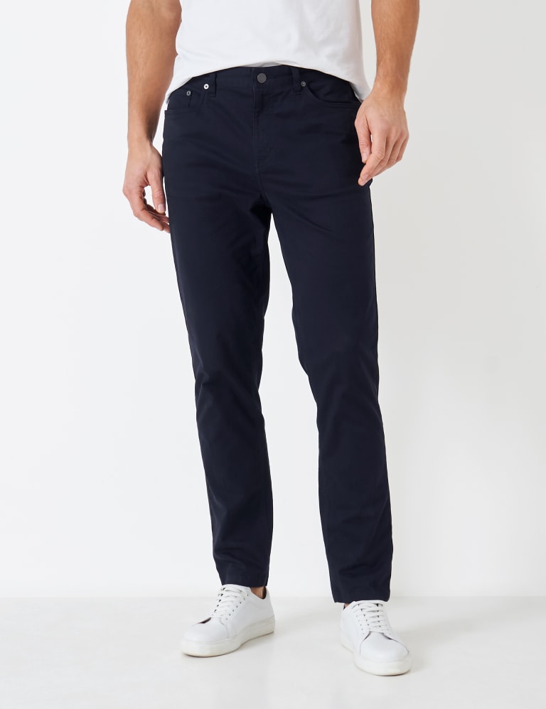 Slim Fit 5 Pocket Chinos, Crew Clothing