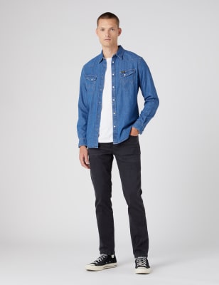 Department Five Slim-Fit Five-Pocket Jeans in Denim Blue