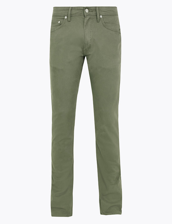 Slim Fit 5 Pocket Stretch Trousers Image 1 of 1