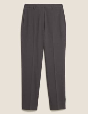 Slim Fit Ankle Grazer Trousers with Stretch Image 2 of 6