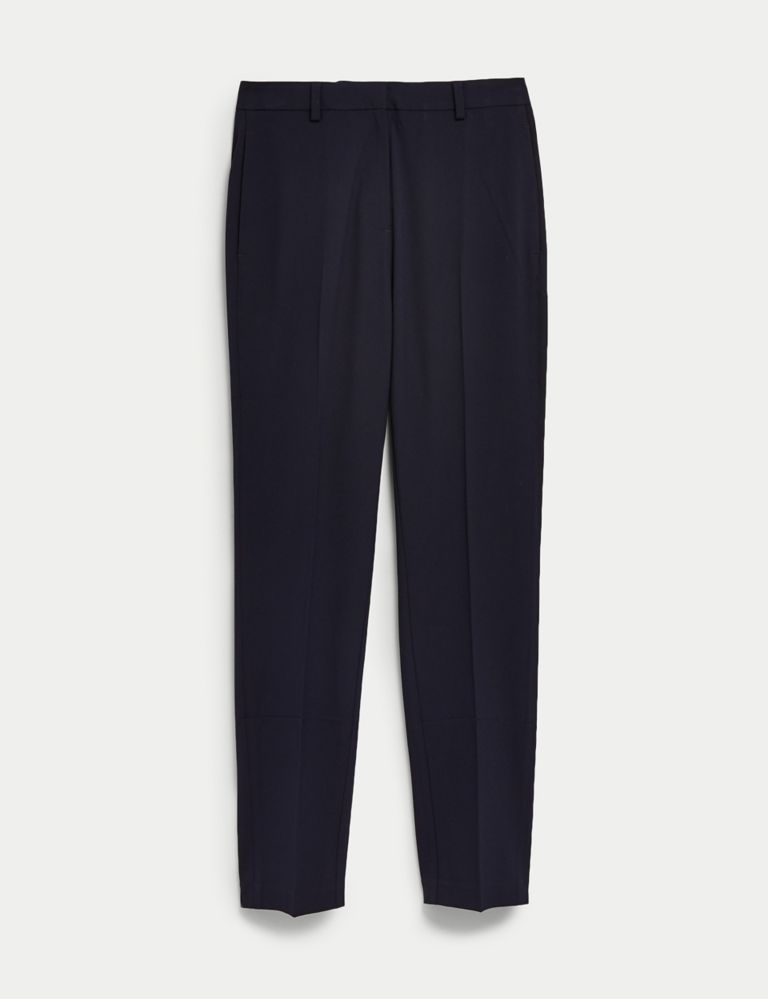 Slim Fit Ankle Grazer Trousers with Stretch 3 of 8