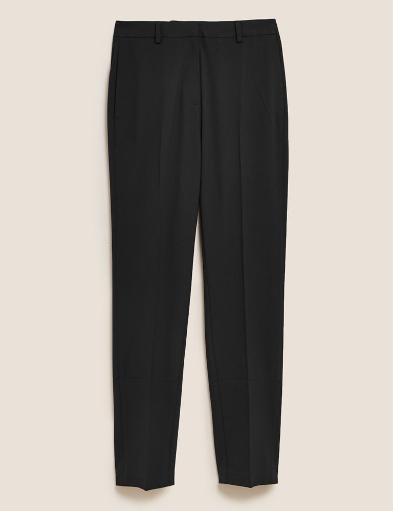 Slim Fit Ankle Grazer Trousers with Stretch | M&S Collection | M&S