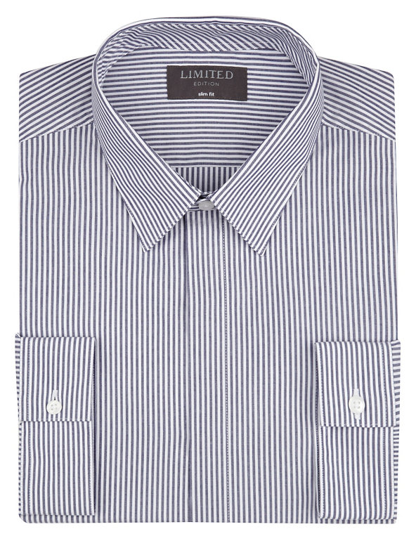 Slim Fit Bengal Striped Twill Shirt Image 1 of 1