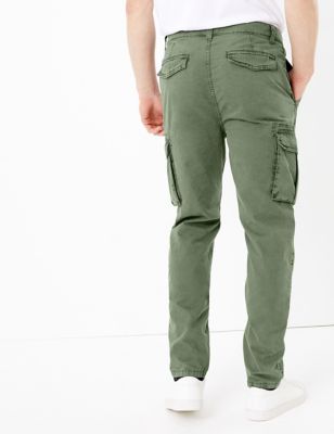 tapered fit cargo pants