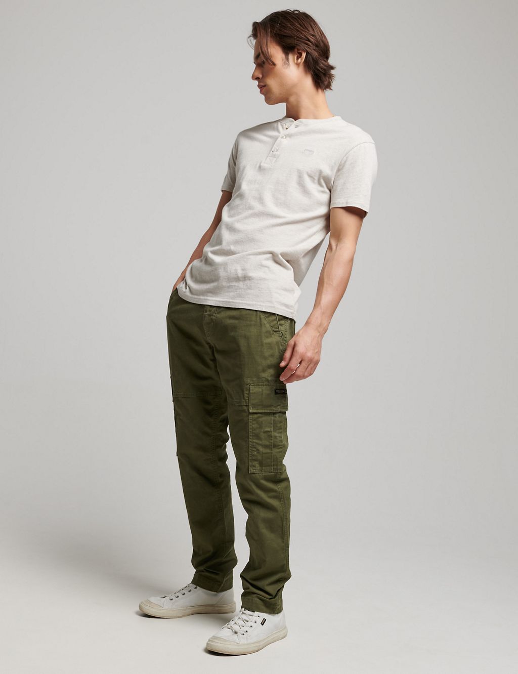 Slim Fit Cargo Trousers 1 of 6