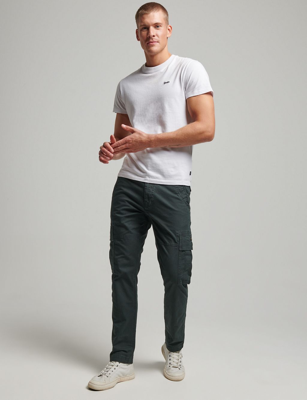 Slim Fit Cargo Trousers 1 of 5