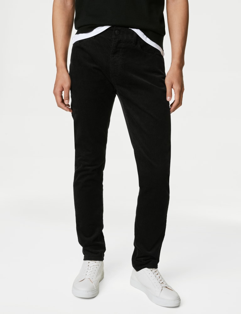 Slim Fit Corduroy 5 Pocket Trousers