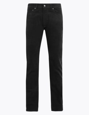 mens slim fit black corduroy pants