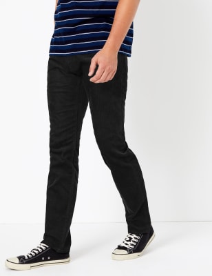 slim leg stretch trousers