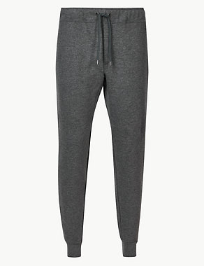 Slim Fit Cotton Blend Cuffed Joggers Image 2 of 4