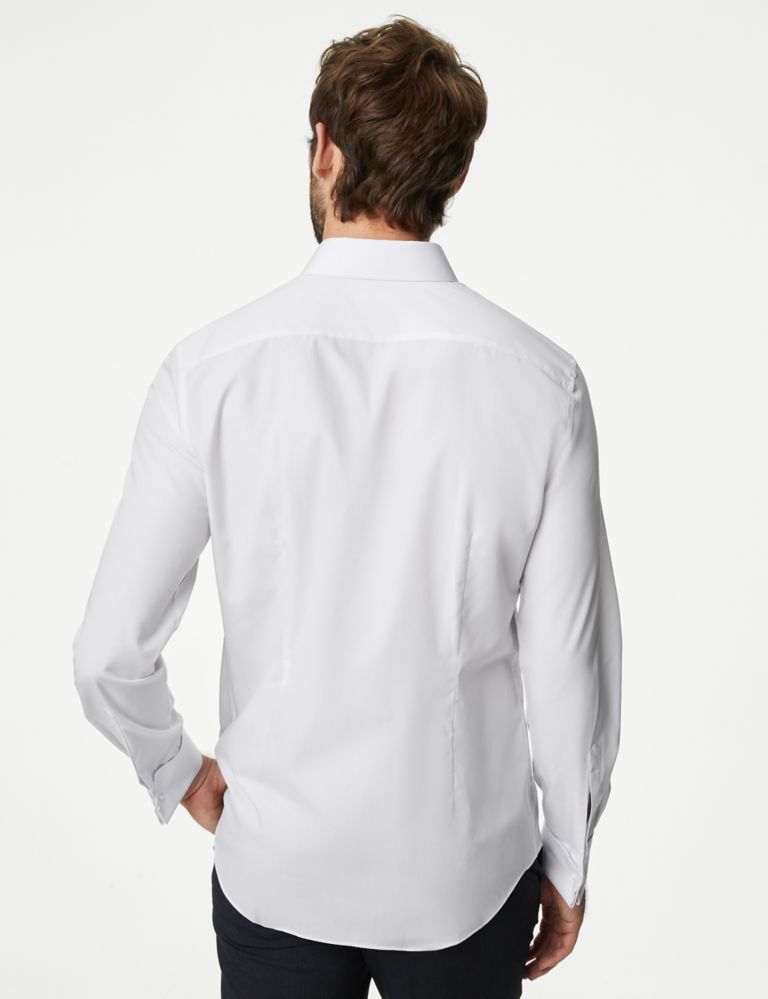 Slim Fit Cotton Blend Double Cuff Shirt 5 of 6