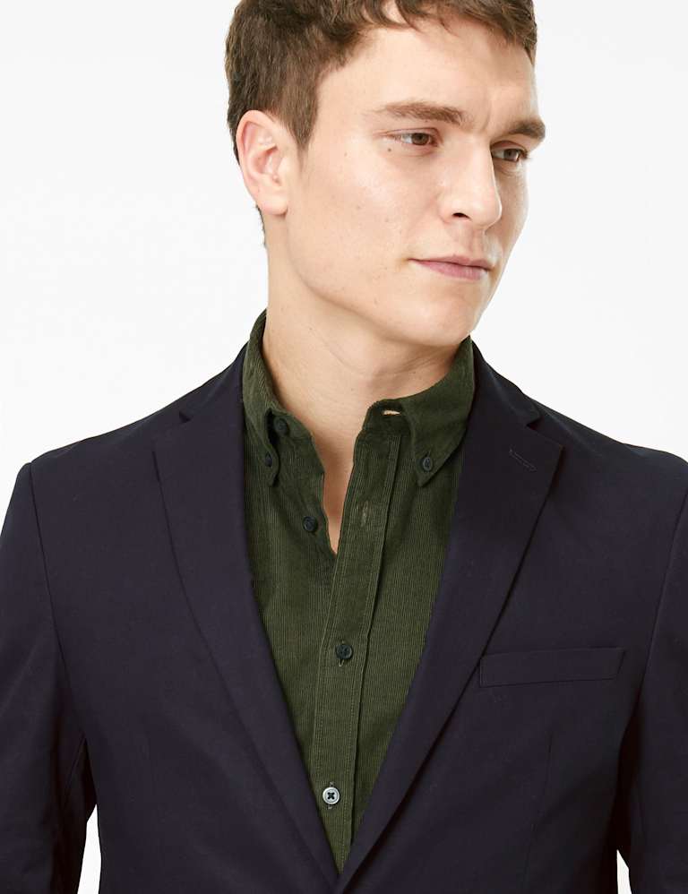 Slim Fit Cotton Jacket M&S Collection M&S