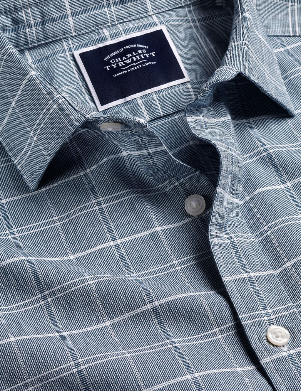 Slim Fit Cotton Rich Check Oxford Shirt | Charles Tyrwhitt | M&S
