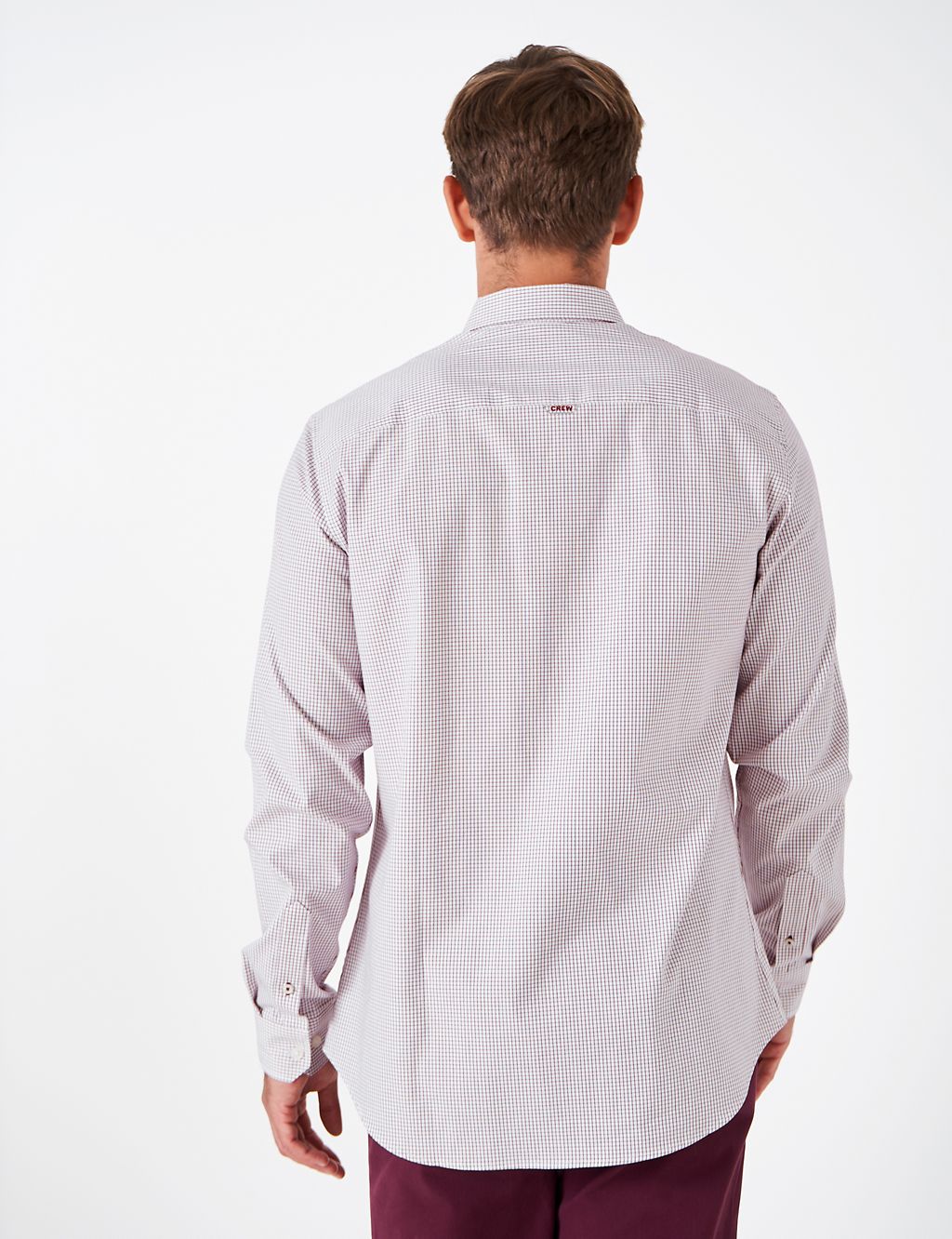 Slim Fit Cotton Rich Check Shirt 2 of 4
