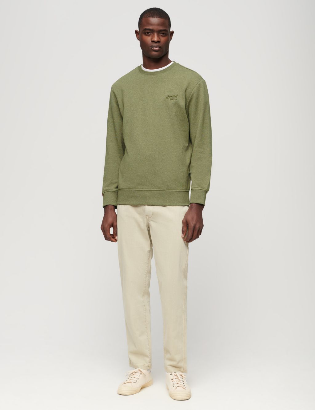 Slim Fit Cotton Rich Sweatshirt 1 of 6