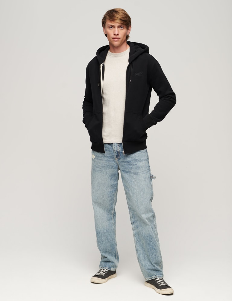 Slim zip up hoodie hotsell