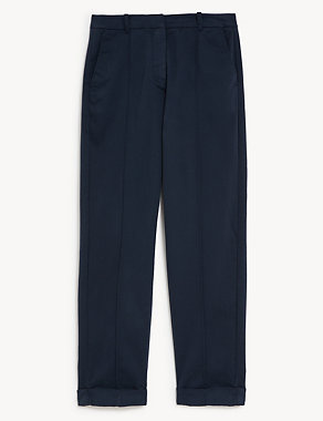 Slim Fit Cropped Chinos Image 2 of 6