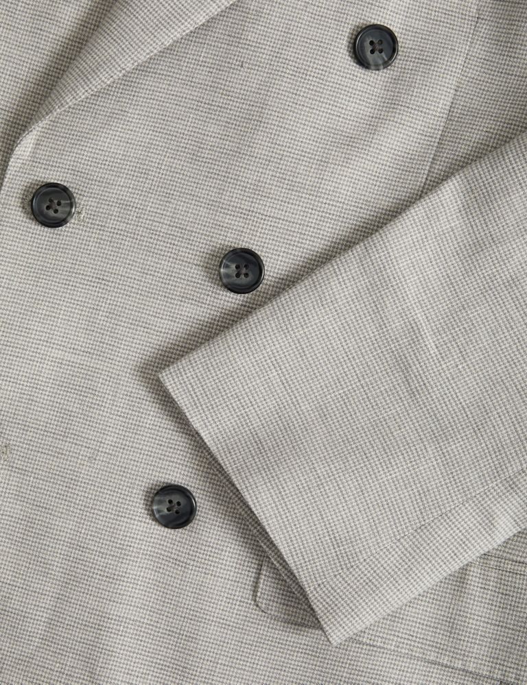 Slim Fit Double Breasted Italian Linen Miracle™ Jacket 3 of 7