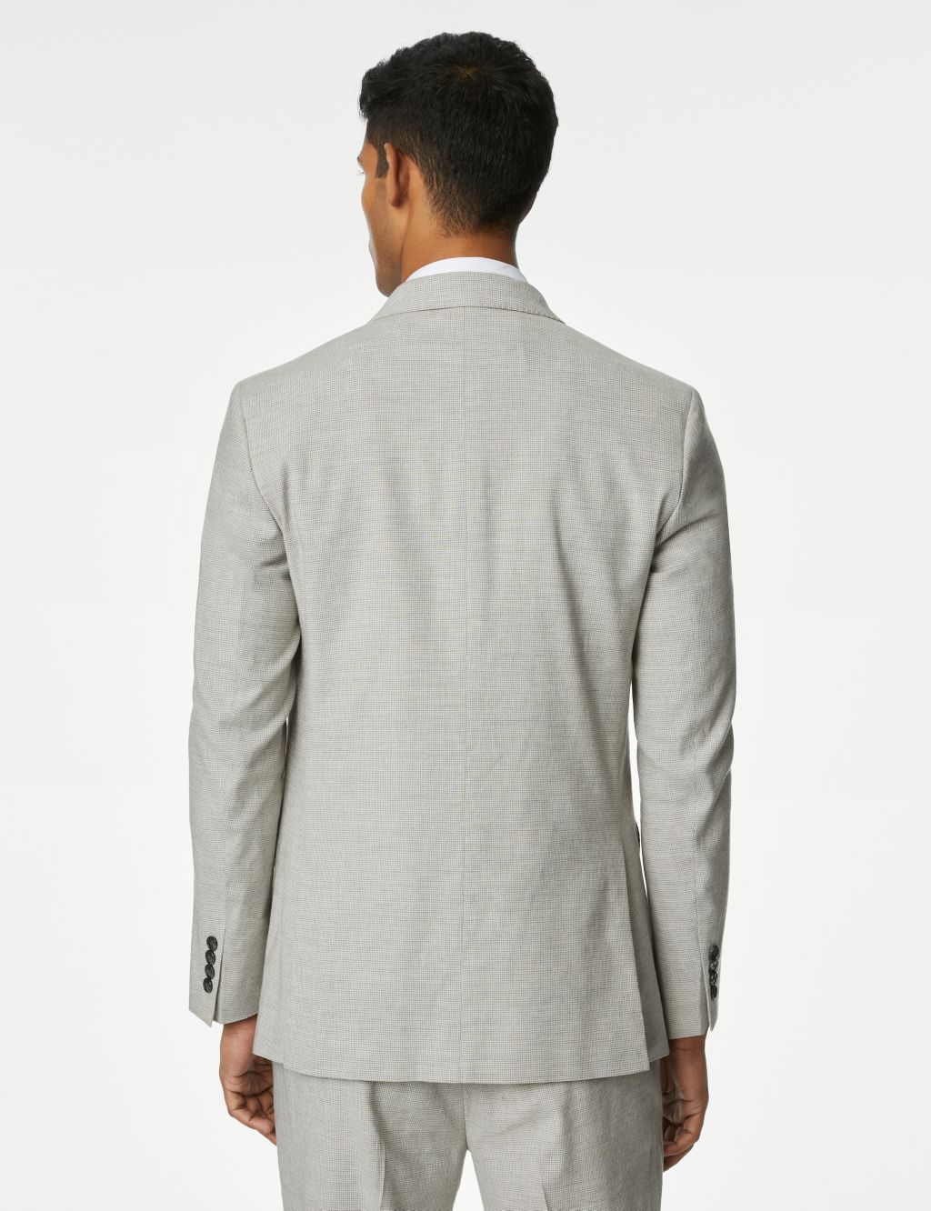 Slim Fit Double Breasted Italian Linen Miracle™ Jacket 7 of 7