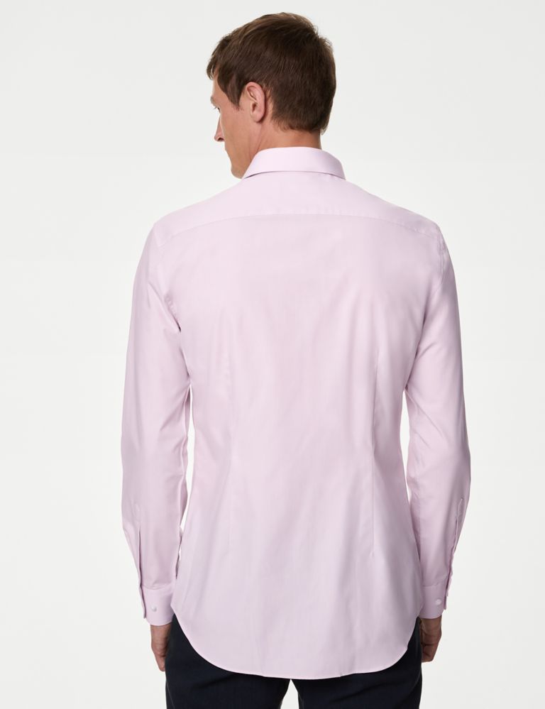 Slim Fit Easy Iron Cotton Blend Shirt 3 of 4