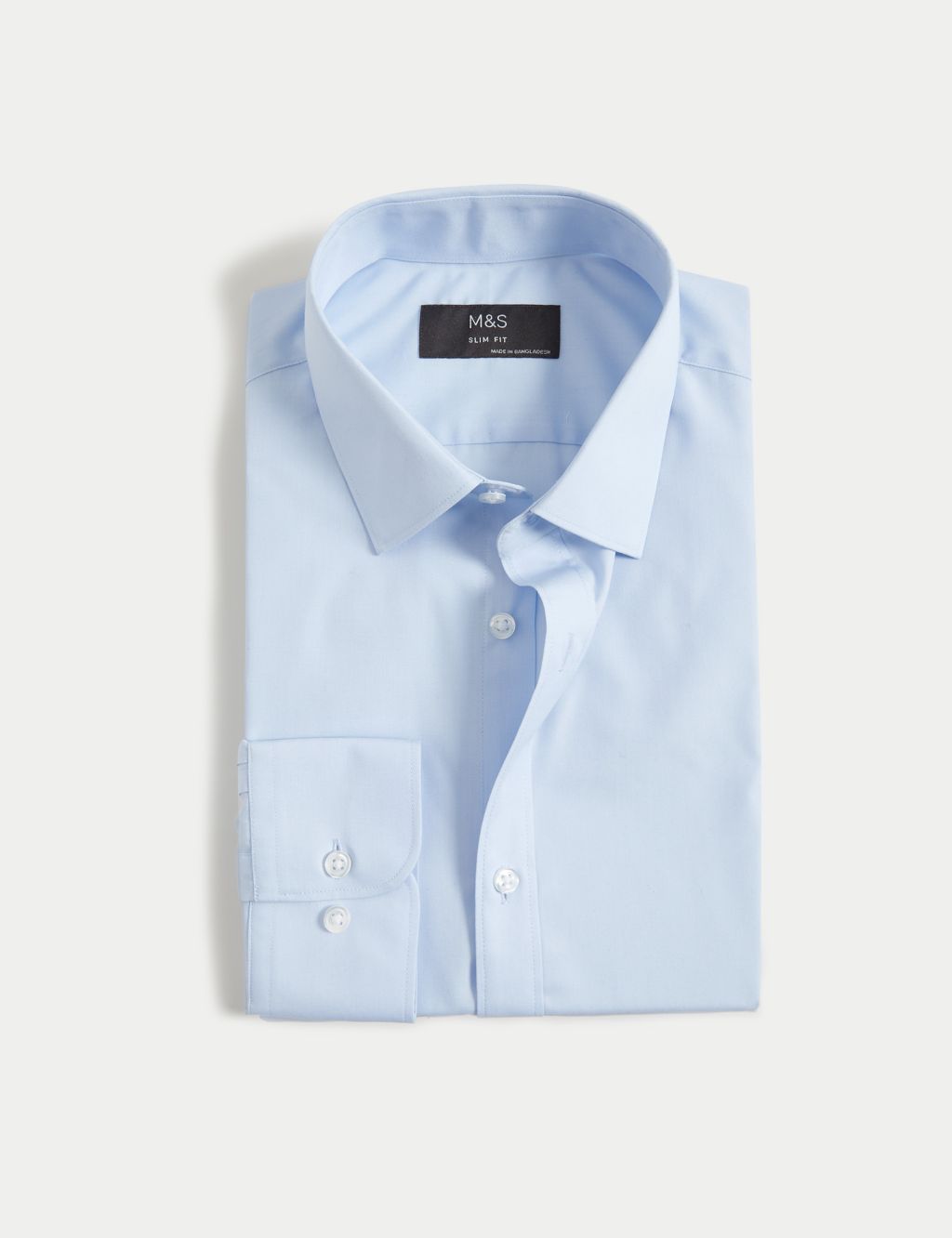 Slim Fit Easy Iron Cotton Blend Shirt 1 of 4