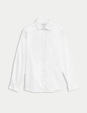 Slim Fit Easy Iron Cotton Blend Stretch Shirt Image 2 of 6