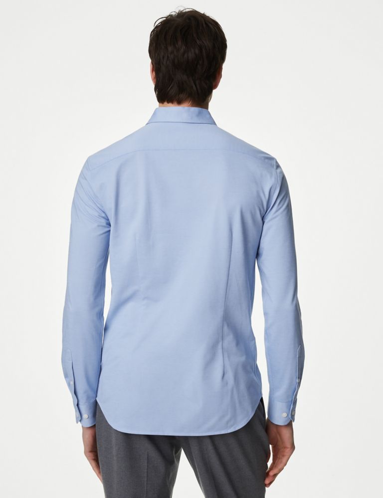 Slim Fit Easy Iron Jersey Shirt 4 of 4