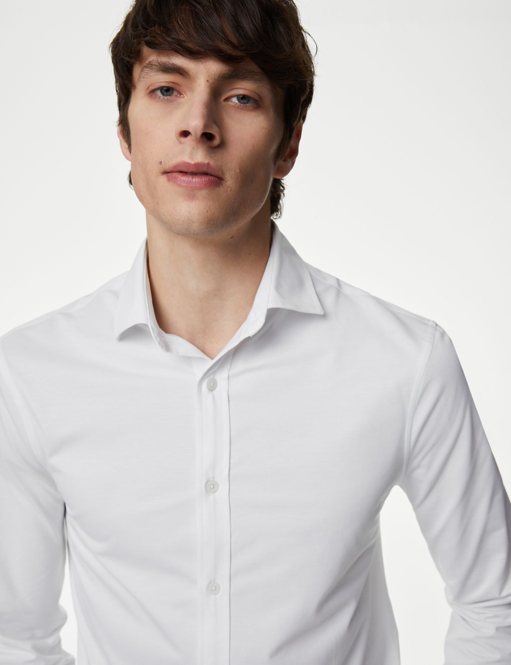 Slim Fit Easy Iron Jersey Shirt 3 of 4