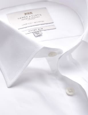 Slim Fit Easy Iron Pure Cotton Shirt Image 2 of 3