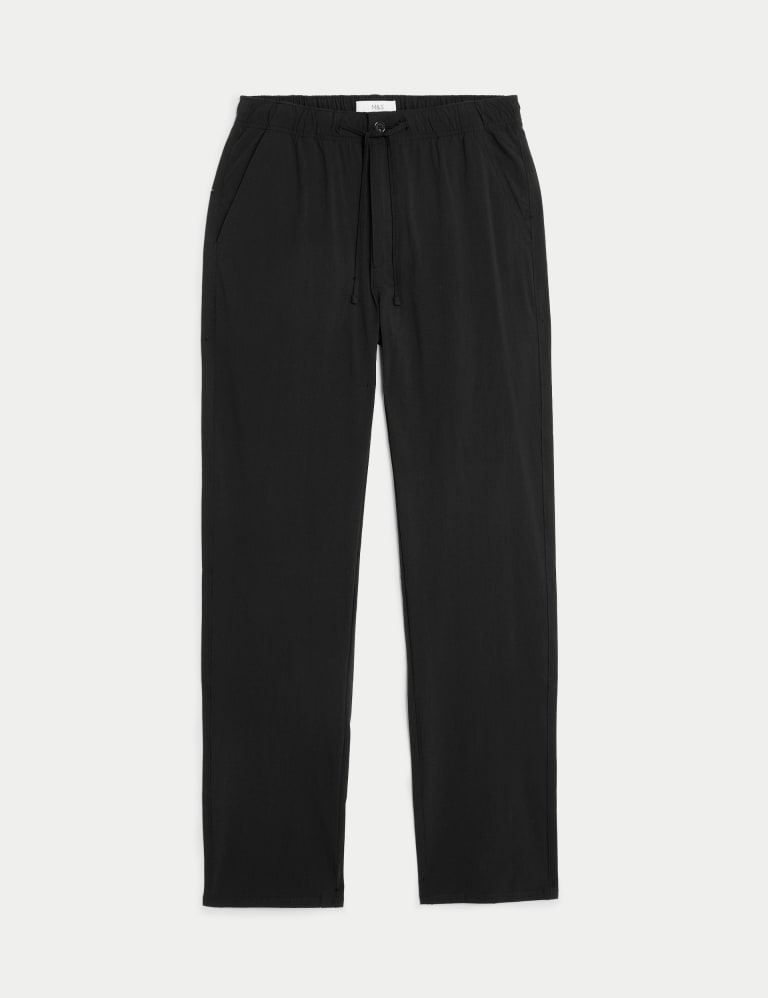Slim Fit Elasticated Waist Trousers