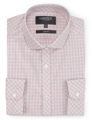 Slim Fit Fine Grid Checked Shirt Image 1 of 1