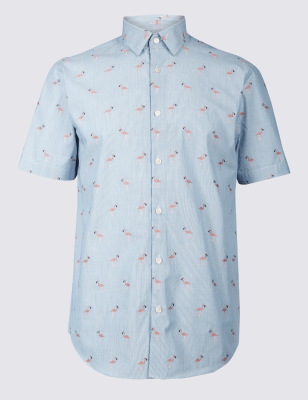 H and m outlet flamingo shirt