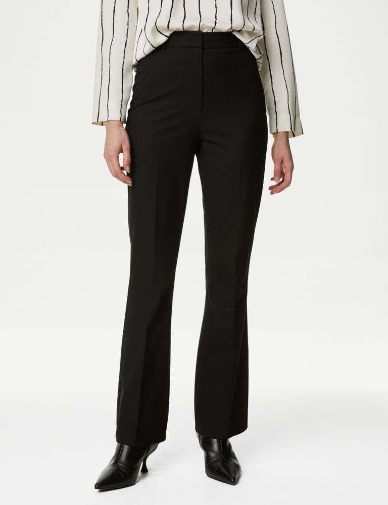 Slim Bootcut Trousers, M&S Collection
