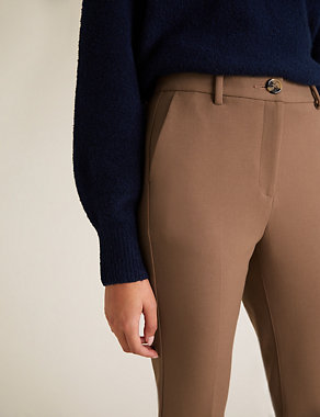 Slim Fit Flared Trousers Image 2 of 4