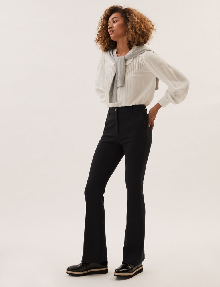 Slim Fit Flared Trousers | M&S Collection | M&S