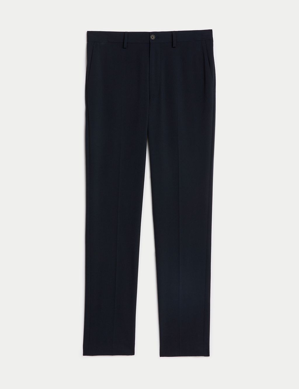 Slim Fit Flat Front Stretch Trousers 1 of 8