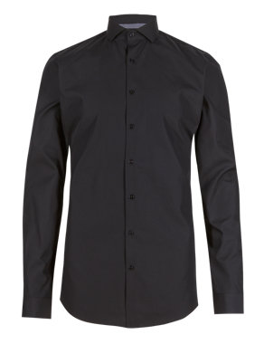Slim Fit Forward Point Collar Shirt Image 2 of 6