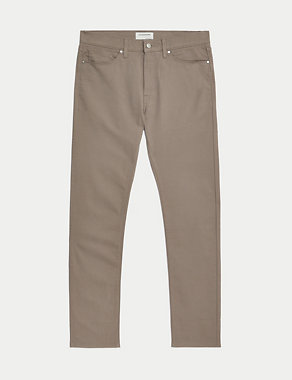 Slim Fit Italian 5 Pocket Trousers Image 2 of 5