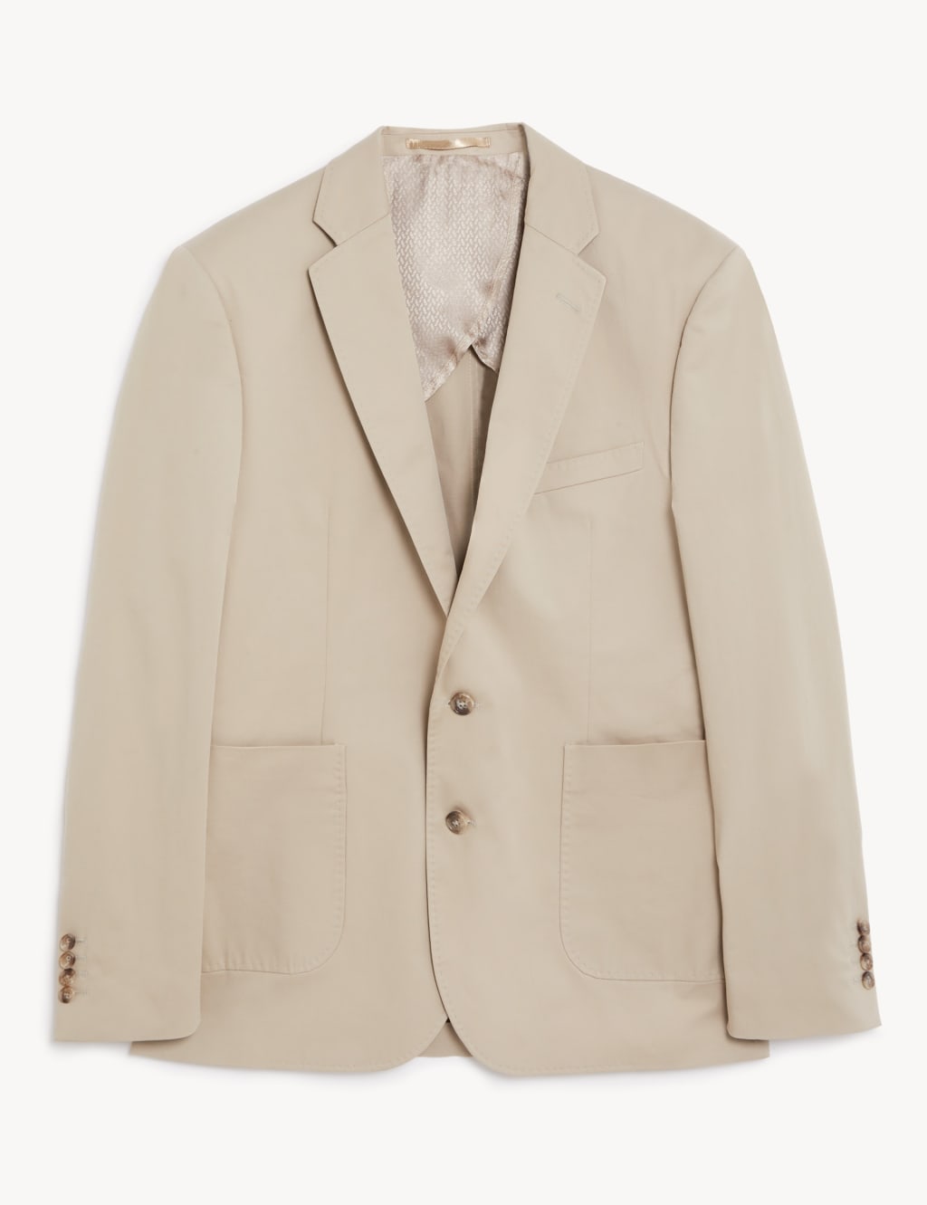 Slim Fit Italian Cotton Rich Blazer