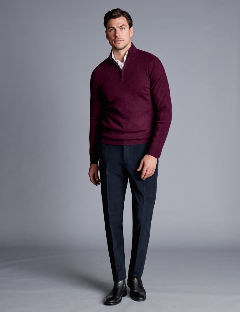 Slim Fit Italian Moleskin Trousers Charles Tyrwhitt M&S