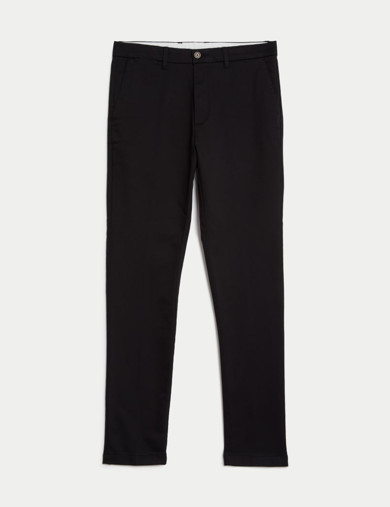 H and m black chinos best sale
